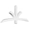 Ekena Millwork Davenport Architectural Grade PVC Gable Bracket, 72"W x 30"H x 4"D x 4"F, 10/12 Pitch GBP072X30X0404DAV00 - alternate 1